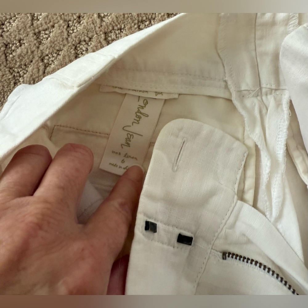 White Linen Pants